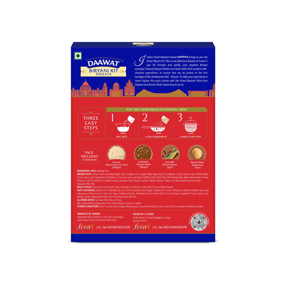 Daawat Biryani Kit Kolkata Ready to cook