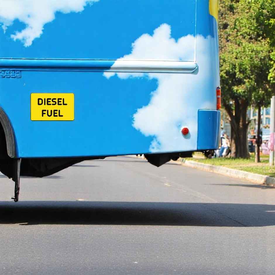 Samsidhi Auto Diesel Fuel Car Sticker