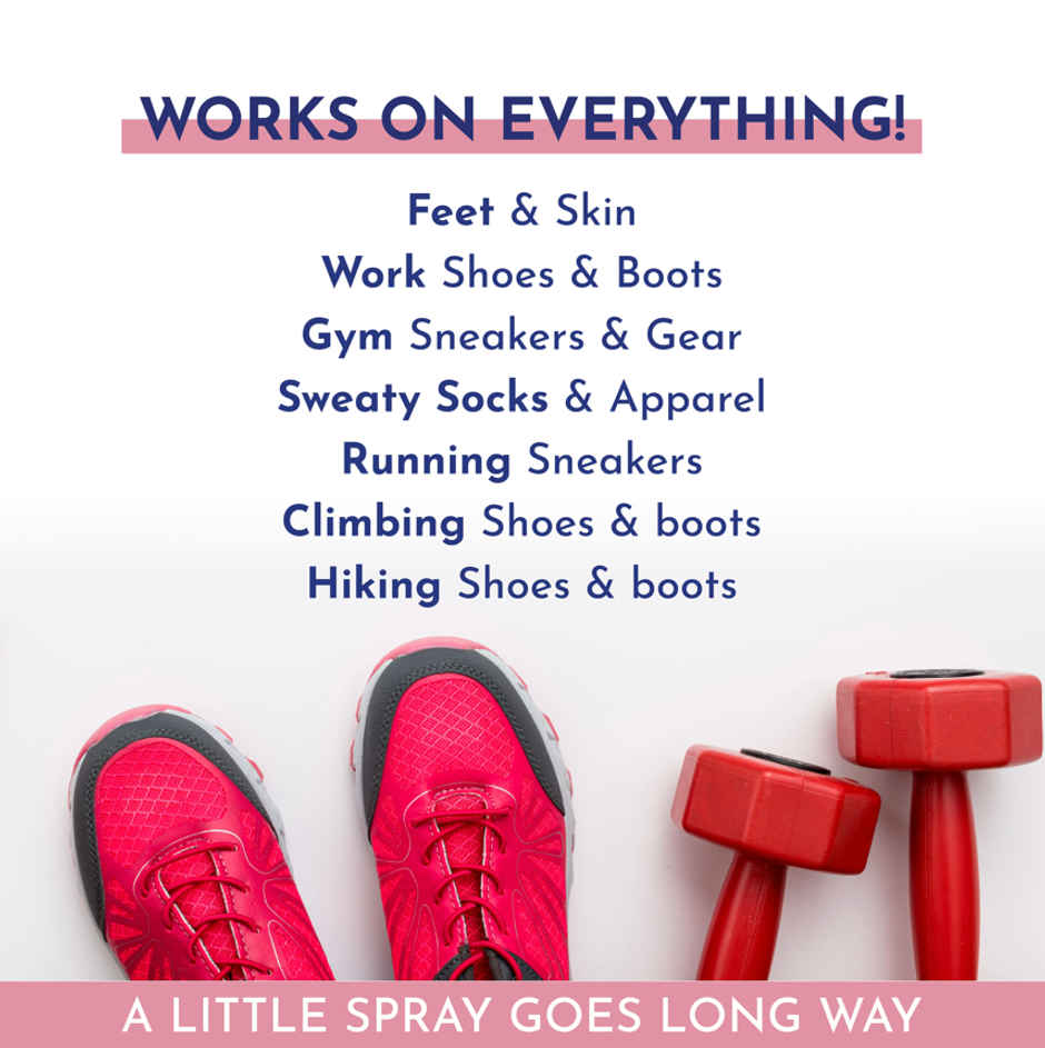 Mannlich Shoe & Foot Deodorizer Spray | Odor & Smell Remover | 600+ Sprays In a Bottle