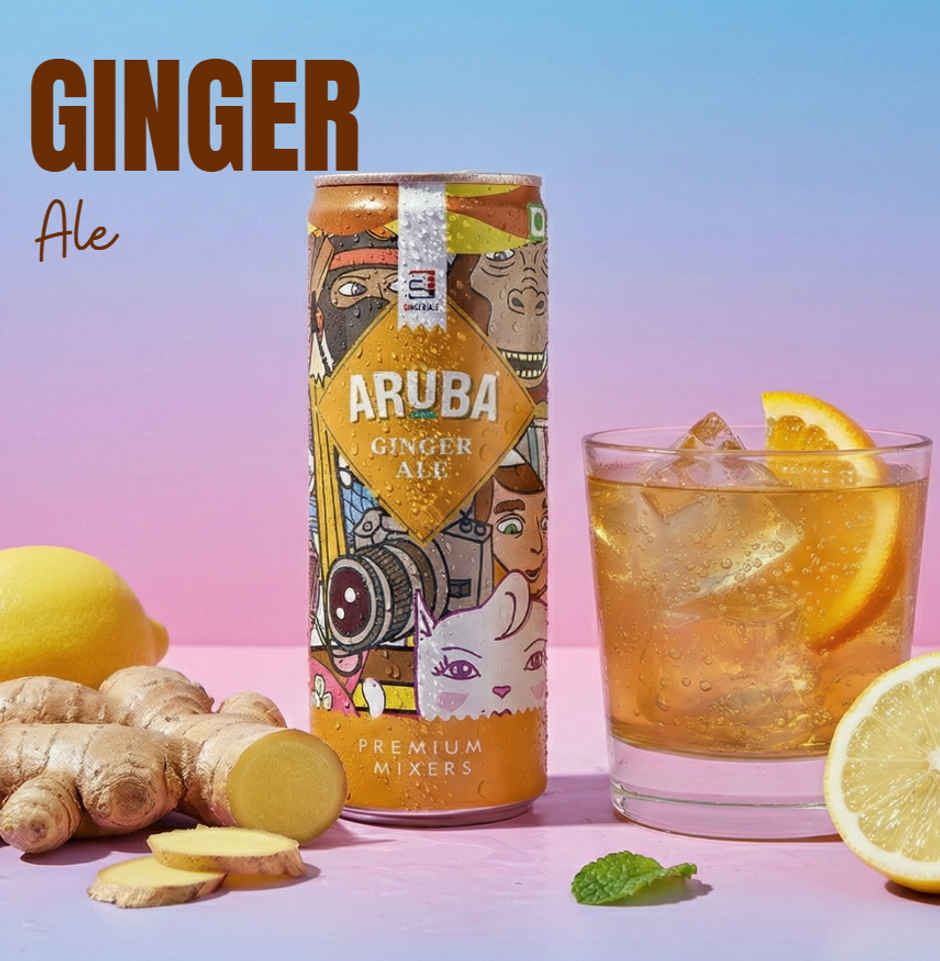 Aruba Premium Mixers Ginger Ale | Refreshing Cocktail Mixer
