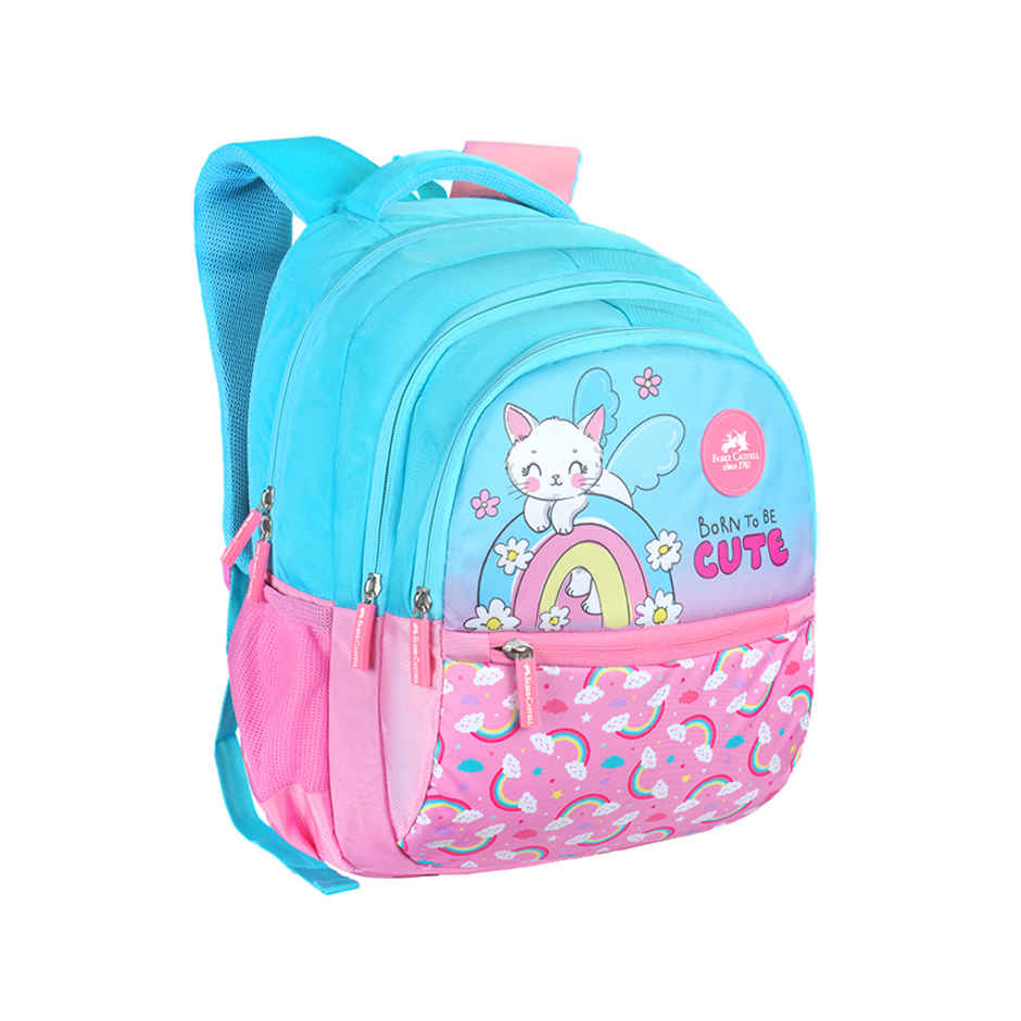 Faber-Castell Fluffy School Bag, Pink, 9+ Years