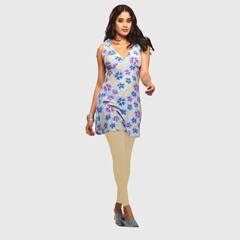 Lyra Women's Leggings Ankle Length | Cotton and Lycra - Free Size