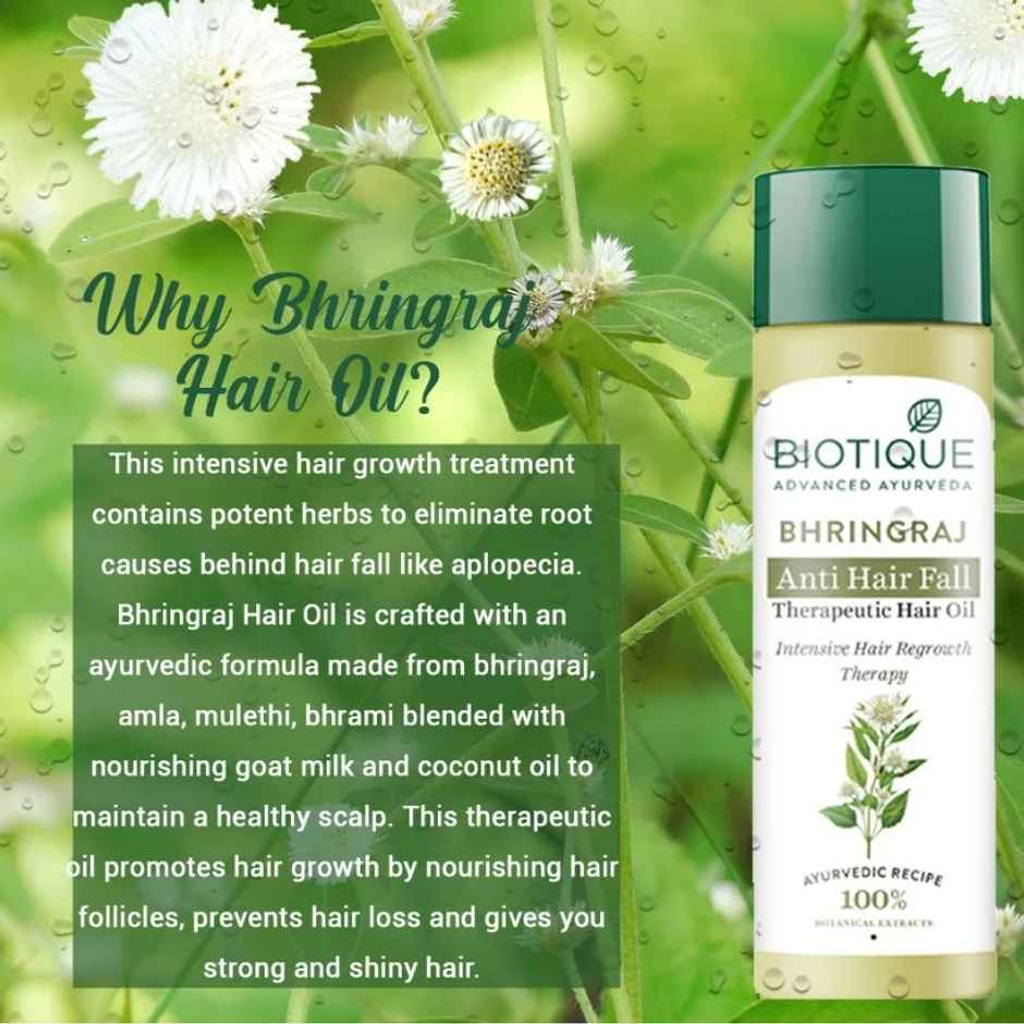 Biotique Bhringraj Anti Hair Fall Therapeutic Hair Oil