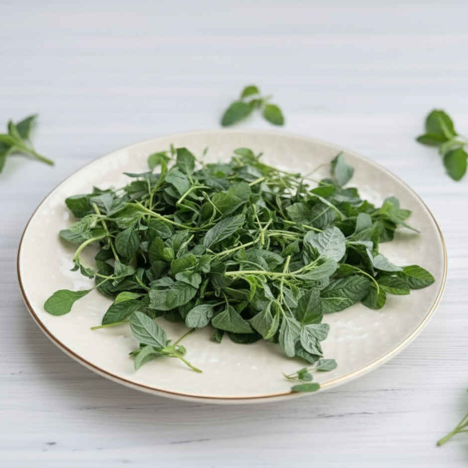 Sirukeerai Cleaned Leaflets