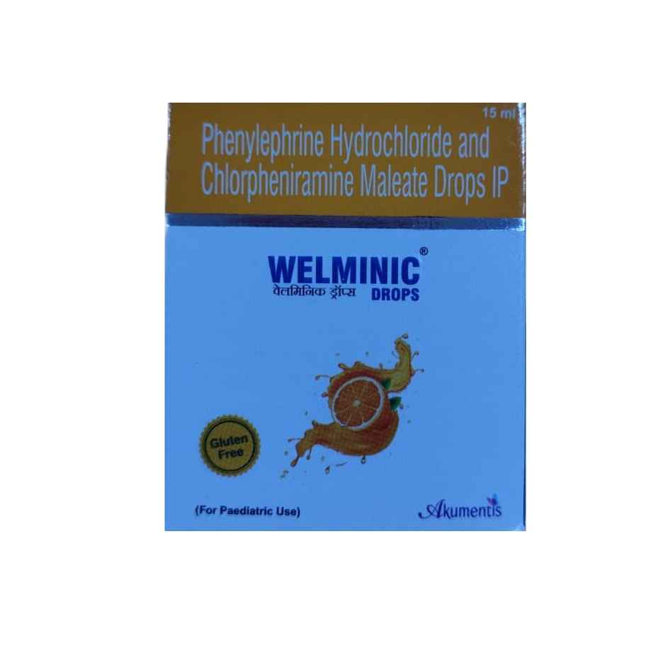 Welminic Orange Flavour Oral Drop