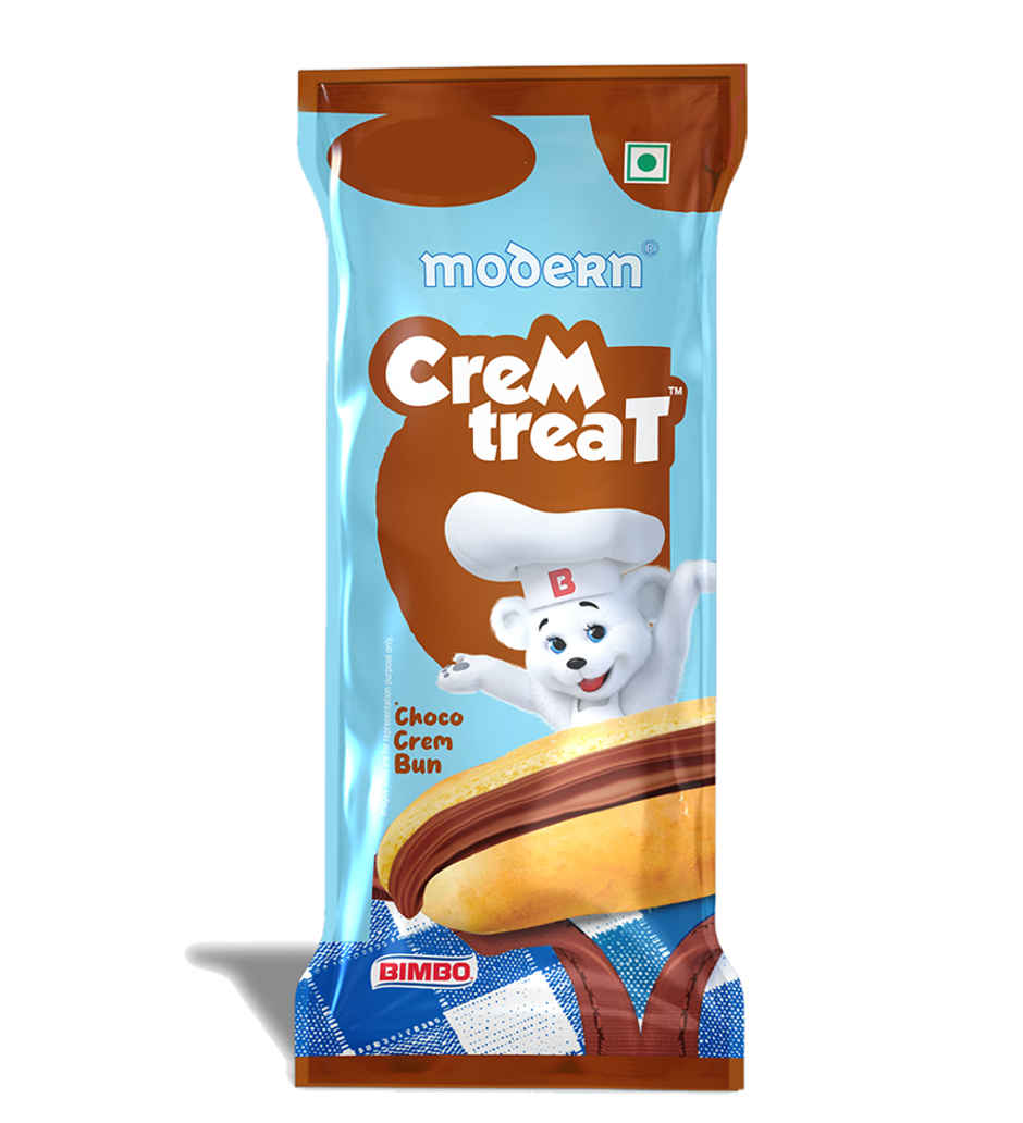 Modern Cremtreat Chocolate Cream Bun