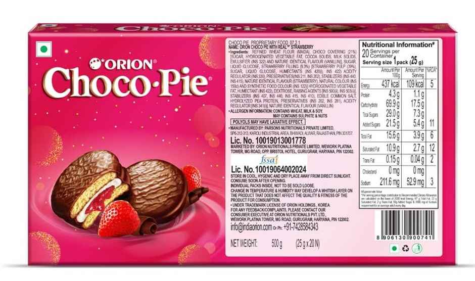 Orion Strawberry Chocopie