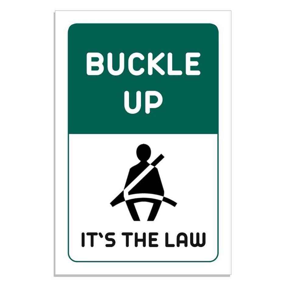 Samsidhi Auto Buckle Up Car Sticker