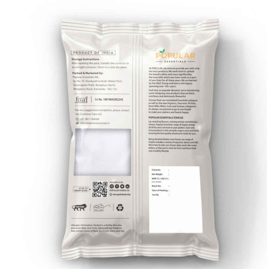 Popular Essentials Refined Sugar (Pouch)