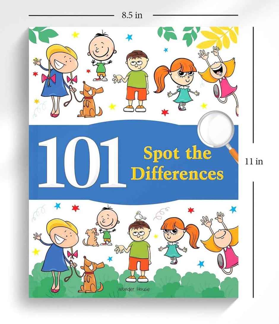 101 Spot The Differences : Fun Activity Books For Children