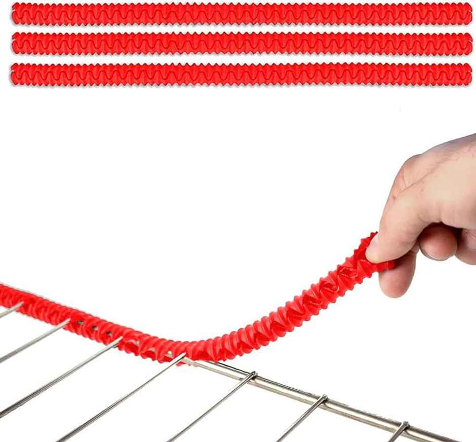 New Dawn 2 Pcs Oven Rack Guards Silicone Edge Protector Acts As Perfect Shield For Oven 14 Inches