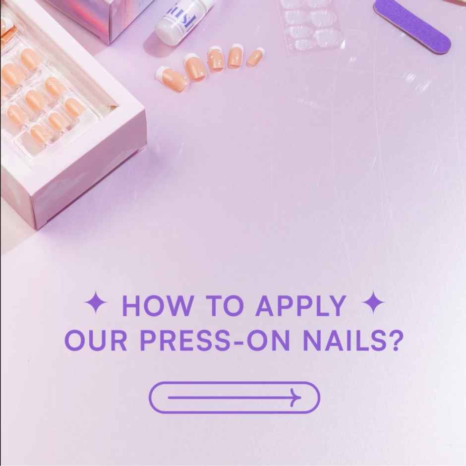 Gush Beauty Nailed It | Reusable Luxury Press On Nails | Medium Almond | Candy Land | Nude & Gold