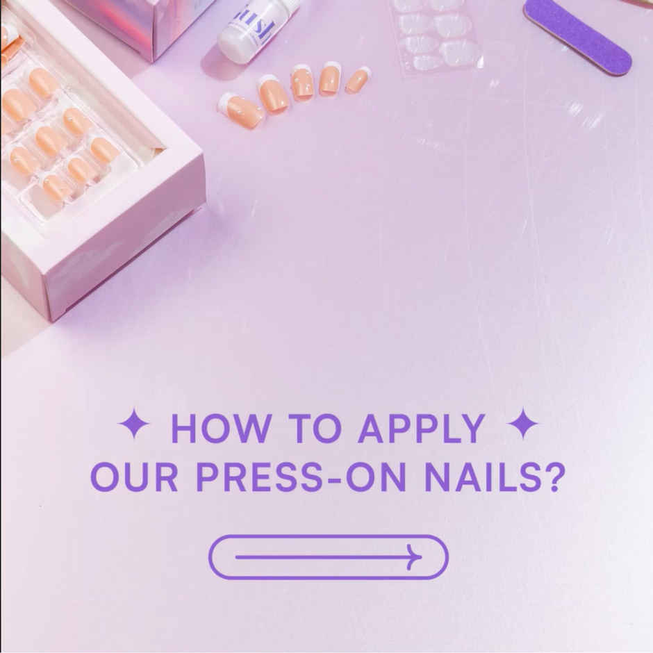 Gush Beauty Nailed It | Reusable Luxury Press On Nails | Medium Square | Ballerina Baby | Nude Shimmer