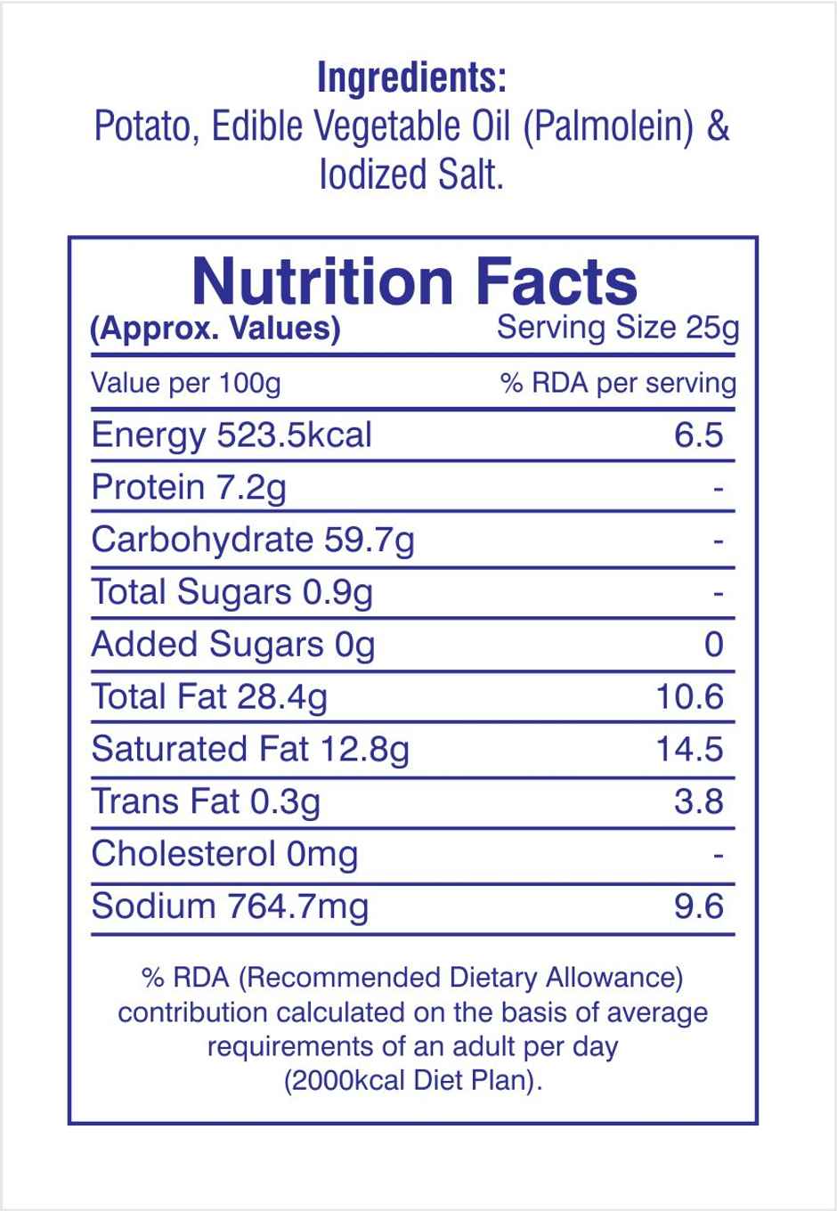 Modern Kitchens Hot Chips Salted Combo