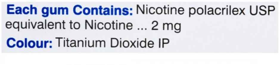 Nicogum 2mg Freshmint Sugar Free Nicotine Gum