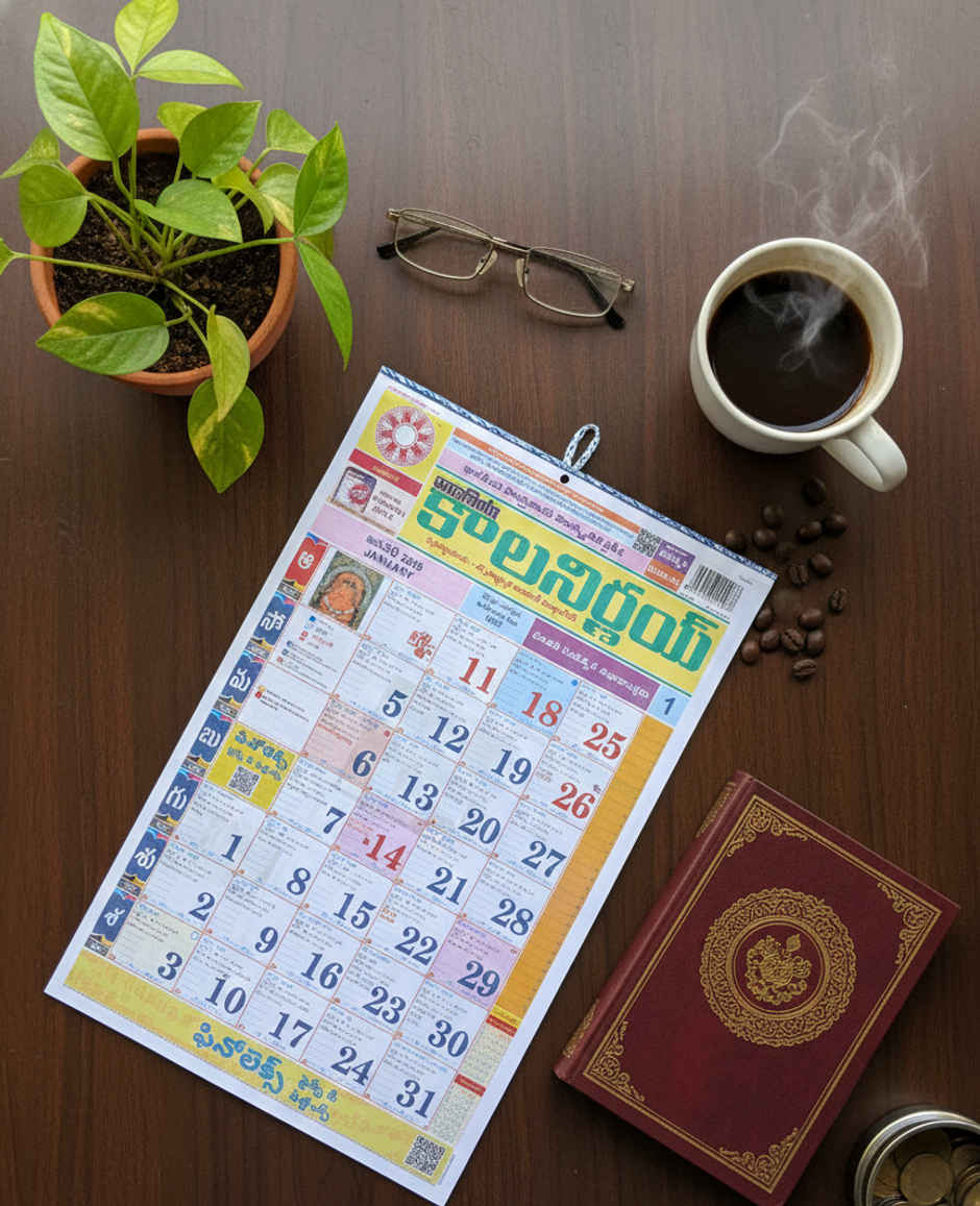 Kalnirnay 2026 Telugu Calendar | Kalnirnay Panchang 2026 | Telugu