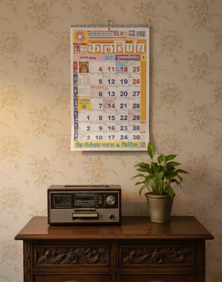 Kalnirnay 2026 Hindi Wall Calendar | Kalnirnay Panchang 2026 | Hindi