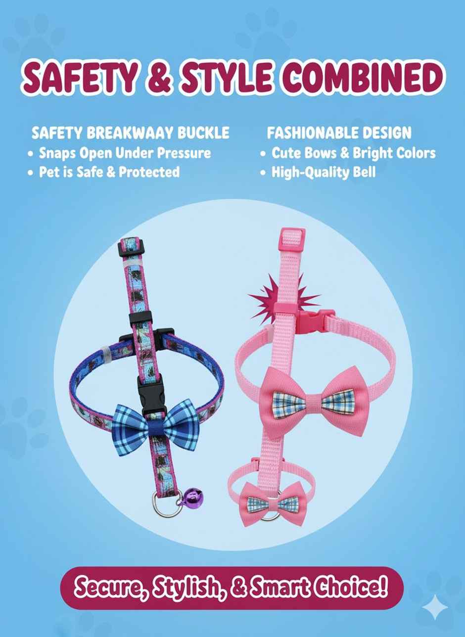 Nootie Kitten & Cat Collar Combo | Colour May Vary