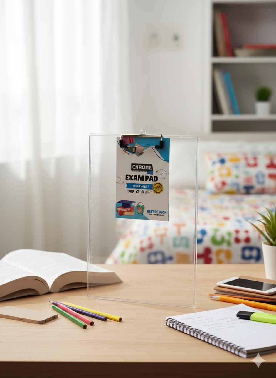 Chrome 9371T Transparent Exam Pad