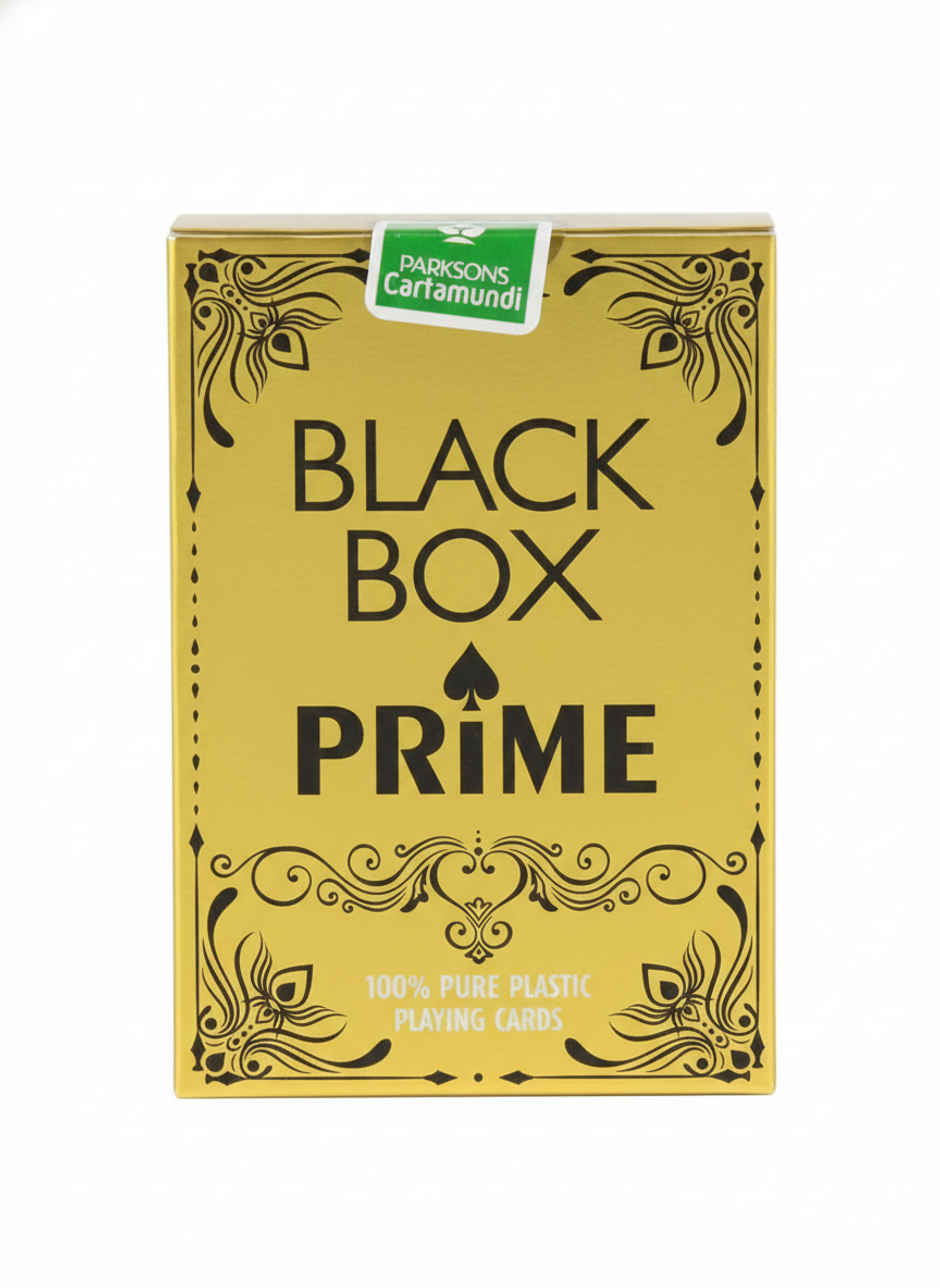 Parksons Cartamundi Plastic Playing Cards Black Box Prime