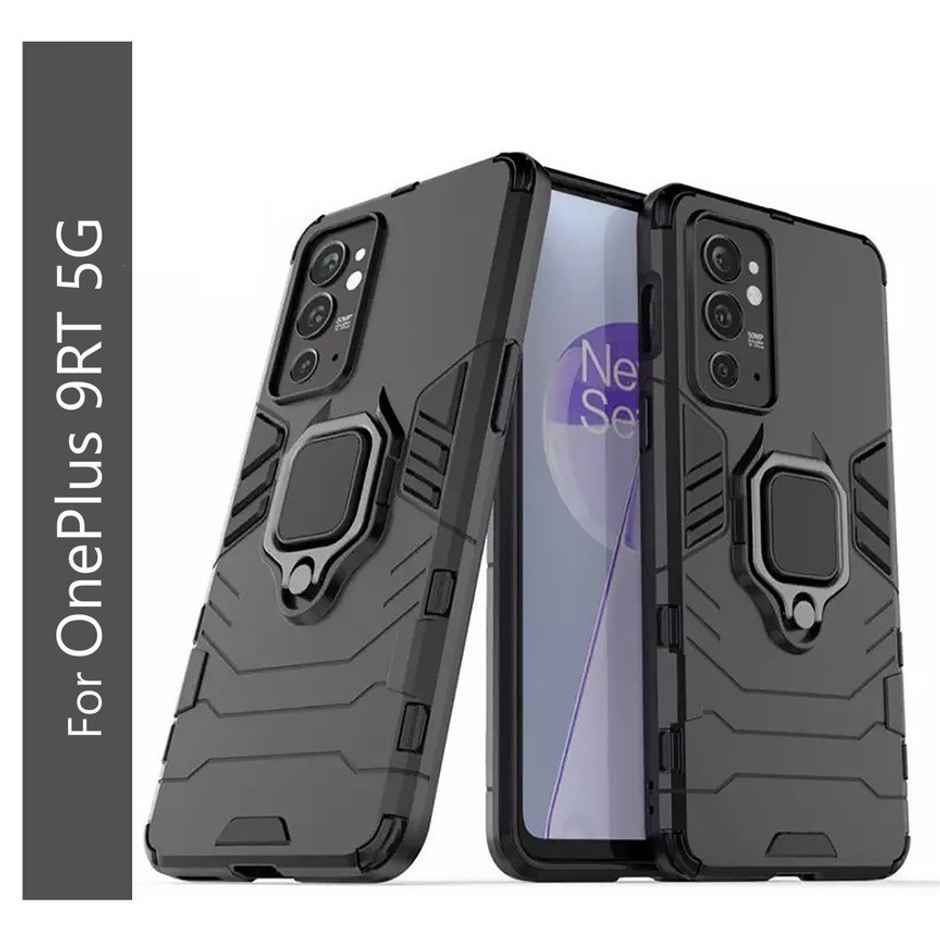 Kwine Case OnePlus 9Rt 5G Back Cover - Ring Holder Stand Case