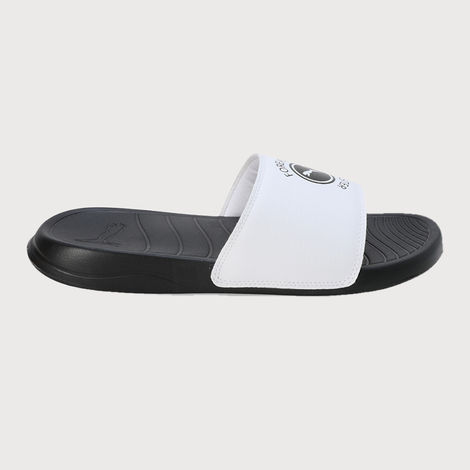 Puma Men's Xerxes Slides | Black and White - UK 6
