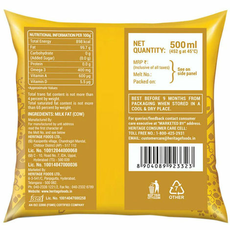 Heritage Cow Ghee | Pouch