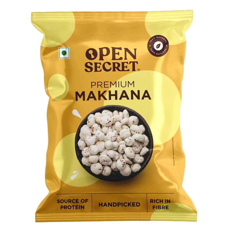 Open Secret Plain Makhana | Roasted & Crunchy | Healthy Superfood | Rich in Protein