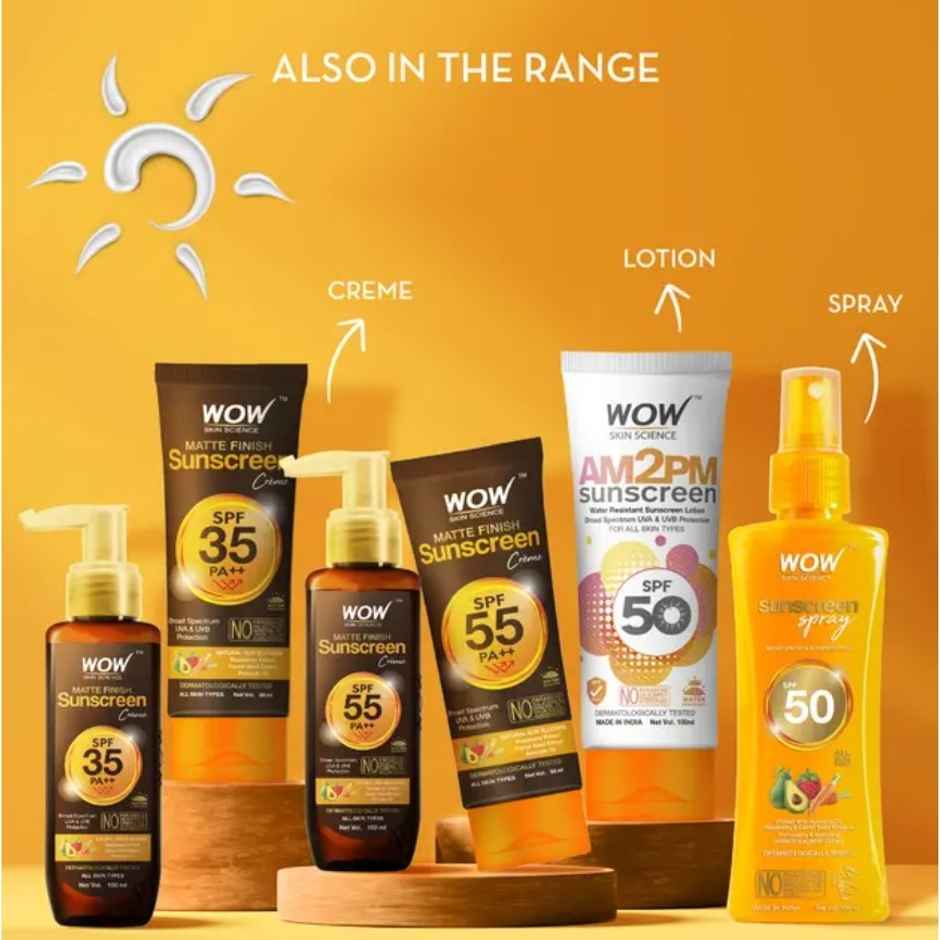 Wow Skin Science Sunscreen Creme Spf 35 Pa++ Tube