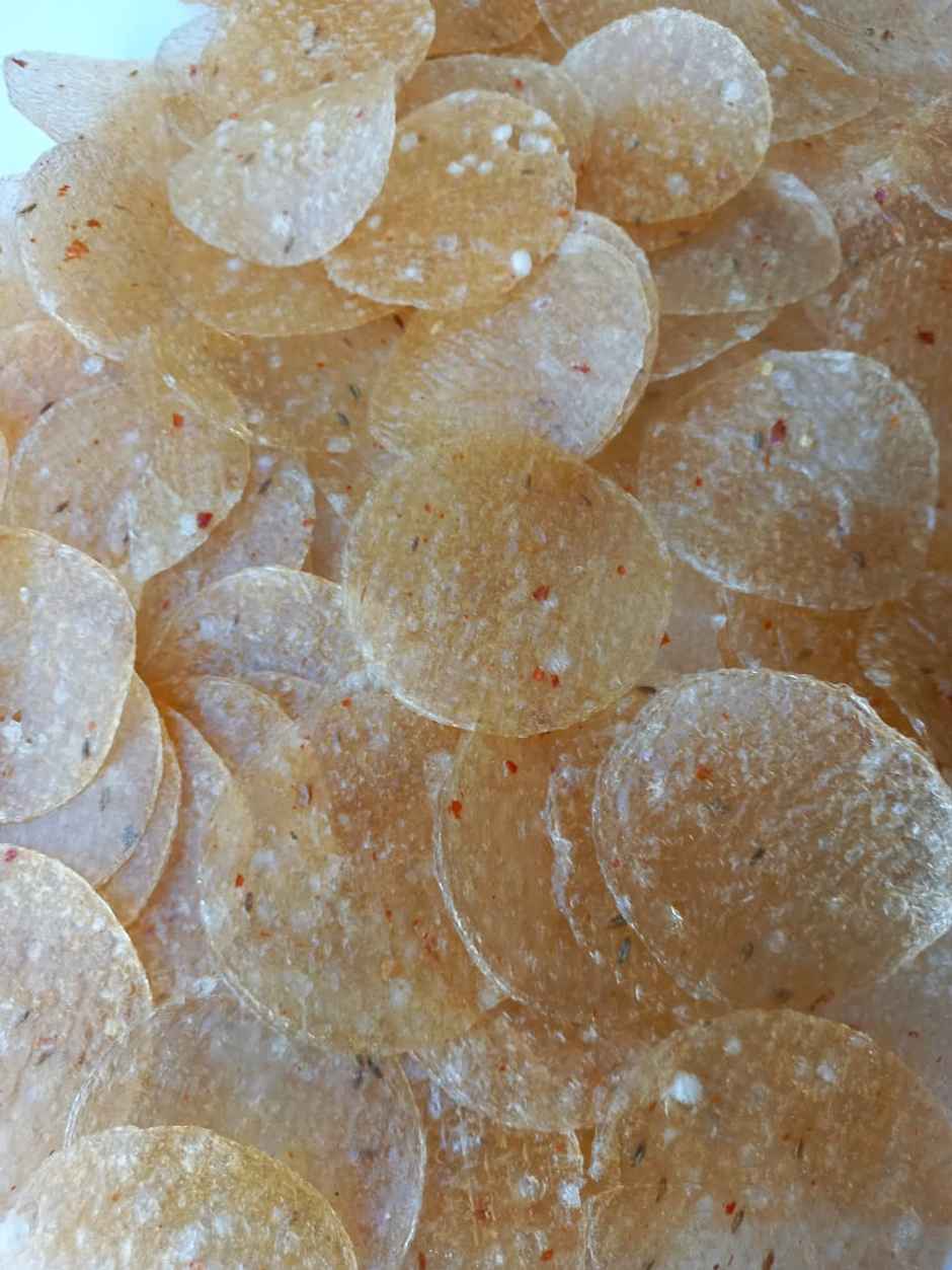 Wellfry Sabudana Red Chilli Papad