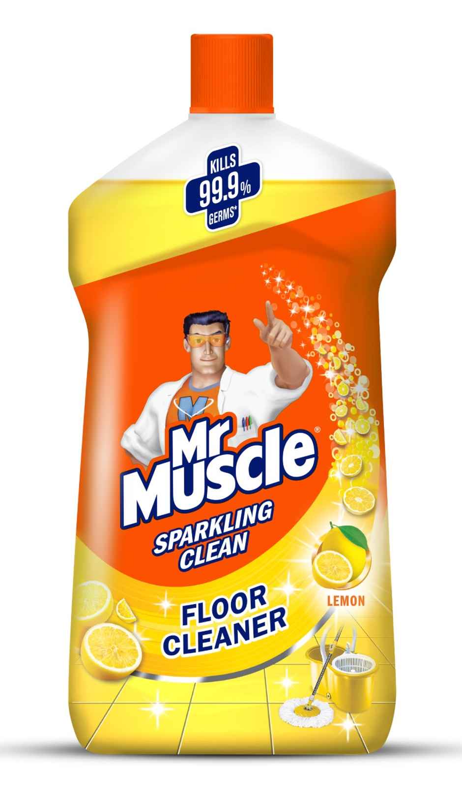 Mr. Muscle Lemon Citrus Sparkling Floor Cleaner Liquid