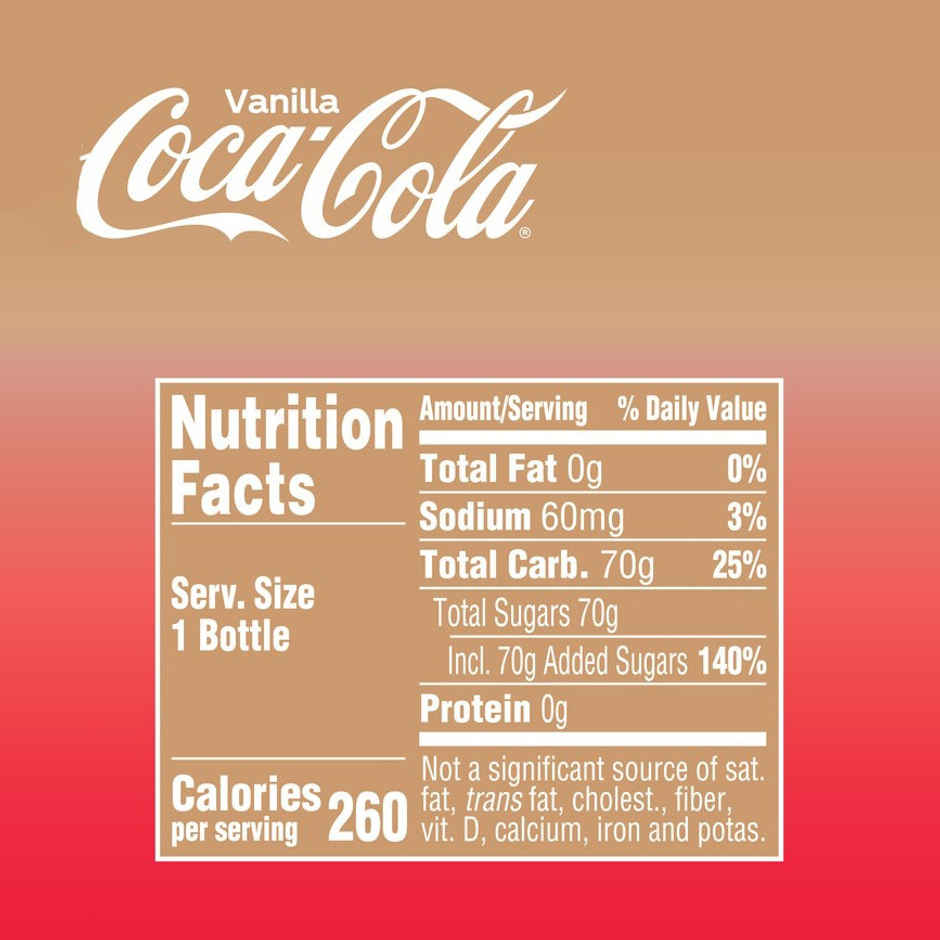 Coca-Cola Vanilla PET Bottle | Flavoured Soft Drink