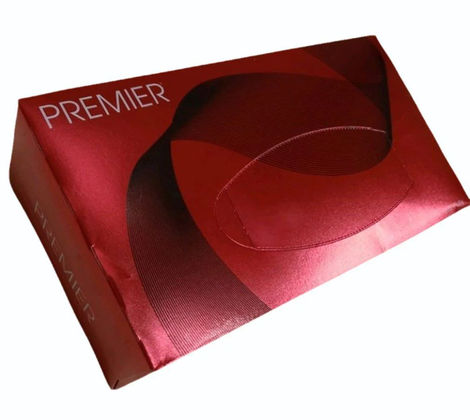 Premier Face Tissue Box 100 pulls | 2 ply - Pack of 1