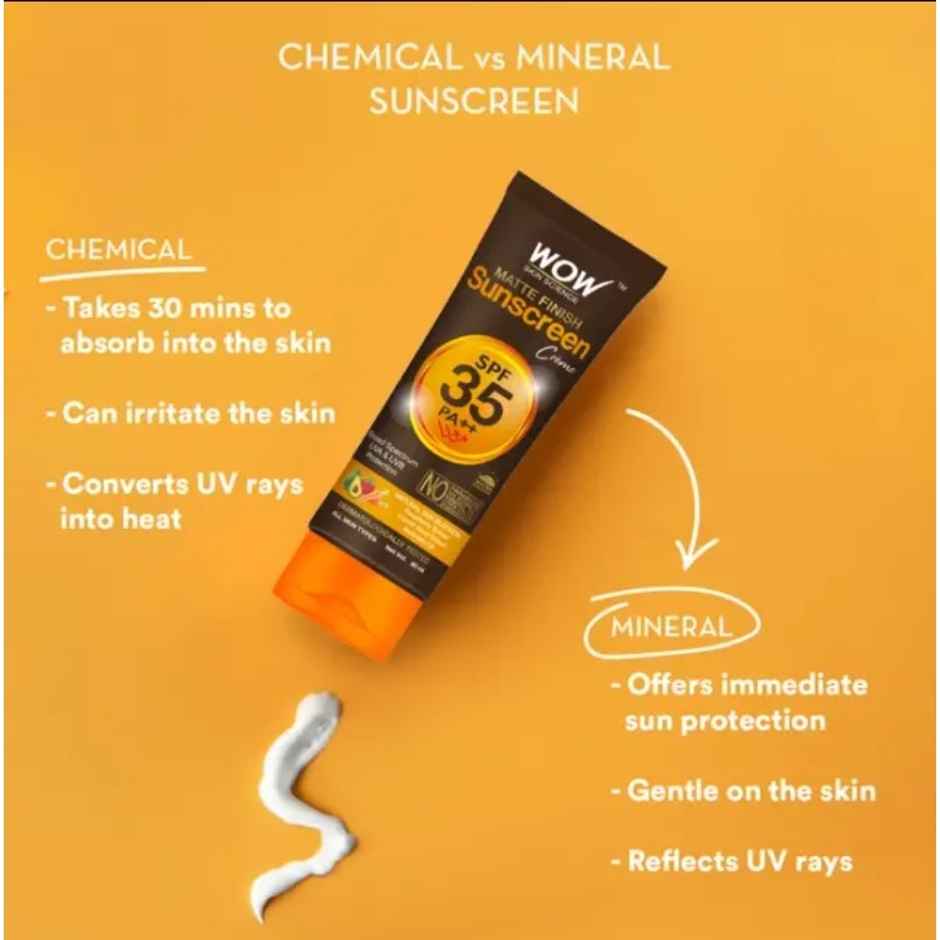 Wow Skin Science Sunscreen Creme Spf 35 Pa++ Tube
