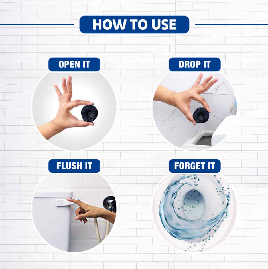 Harpic Flushmatic Marine Toilet Cleaner Blocks