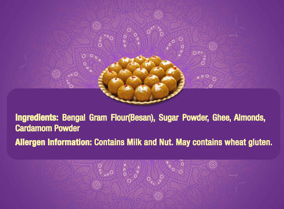 Heritage Truly Good Ghee Besan Laddu