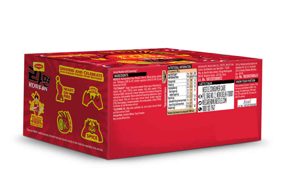Maggi Korean BBQ Veg Instant Noodles