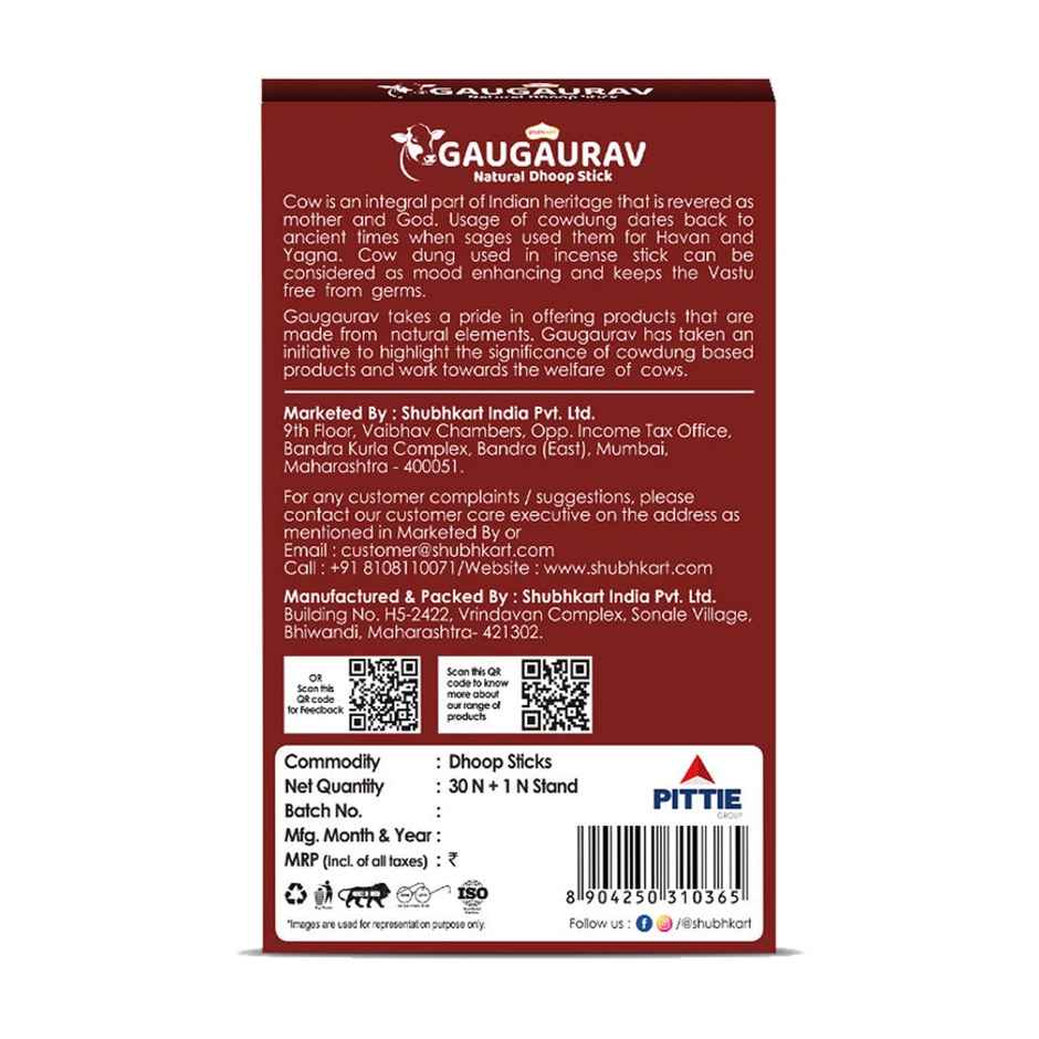 Shubhkart Gaugaurav Dry Dhoop Stick 30 N