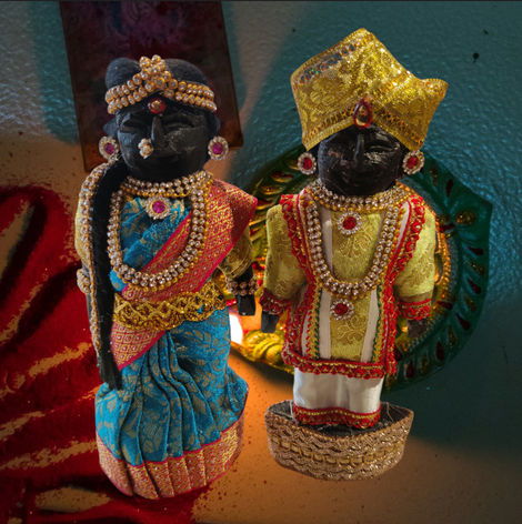 Svasti Decorated Dressed Marapachi Doll - Multicolour