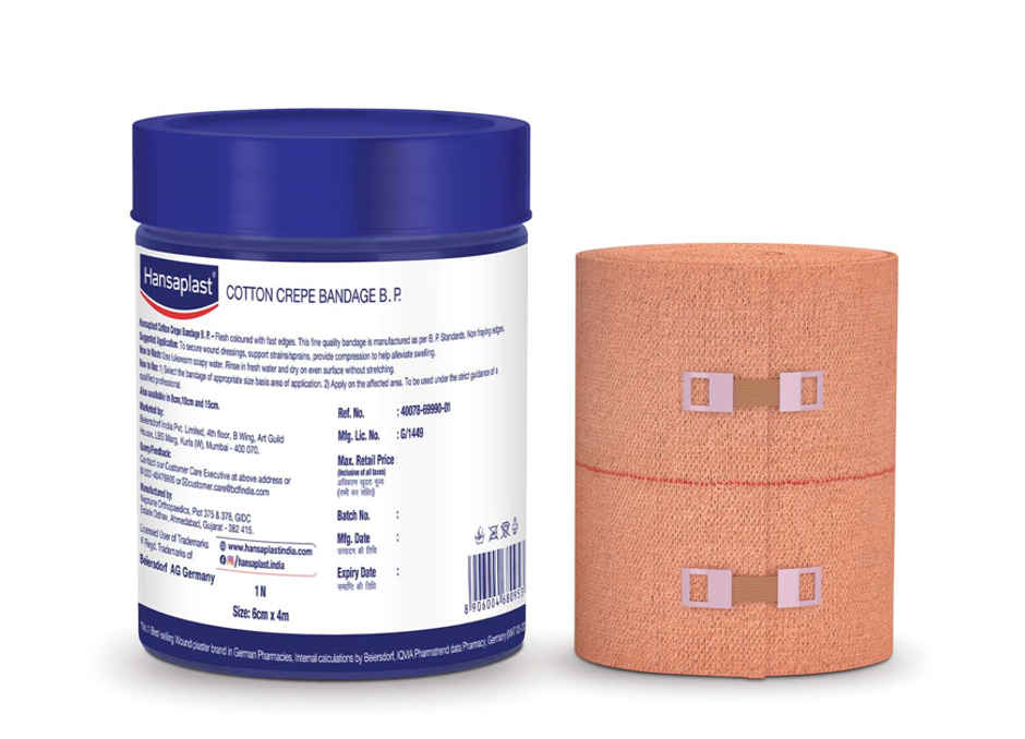 Hansaplast Crepe Bandage (6 CM X 4 M)