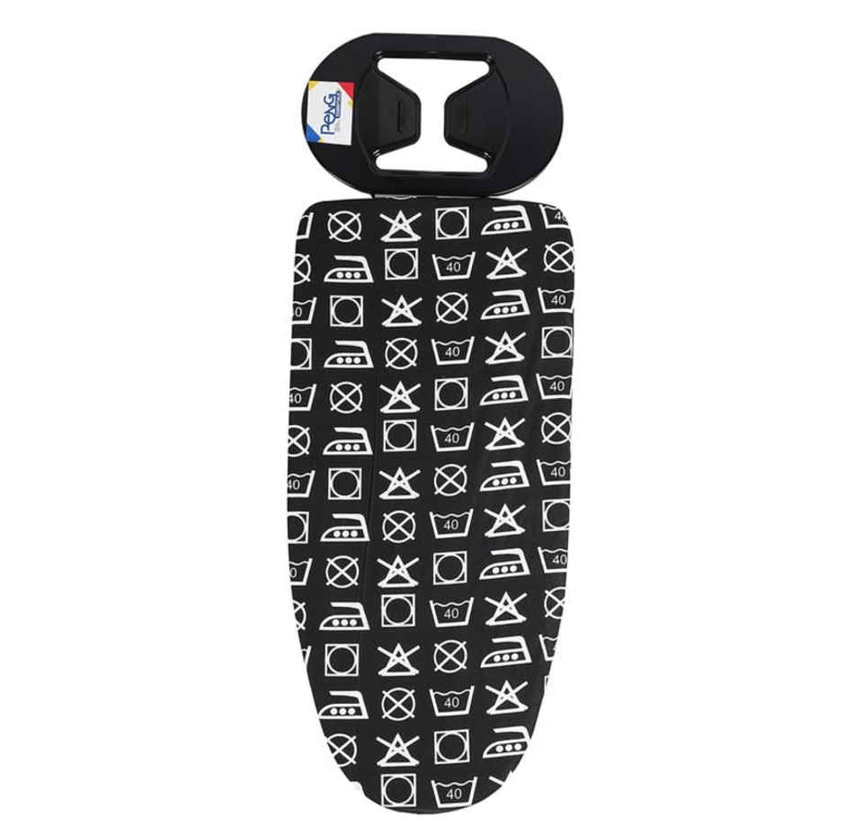 Peng Essentials Zurich Tabletop Ironing Board With Iron Rest- Black, 73x34 Cm Surface - Wall Mount