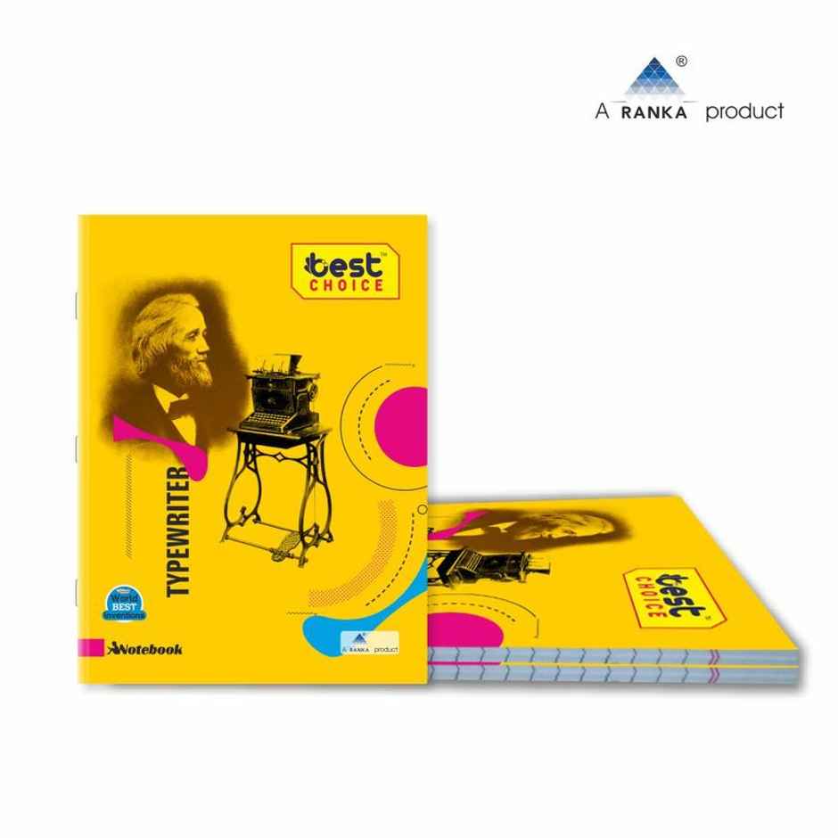 Ranka Single Line Notebook Pack of 3 (120 Pages, 11 x 9 cm, Assorted Prints)