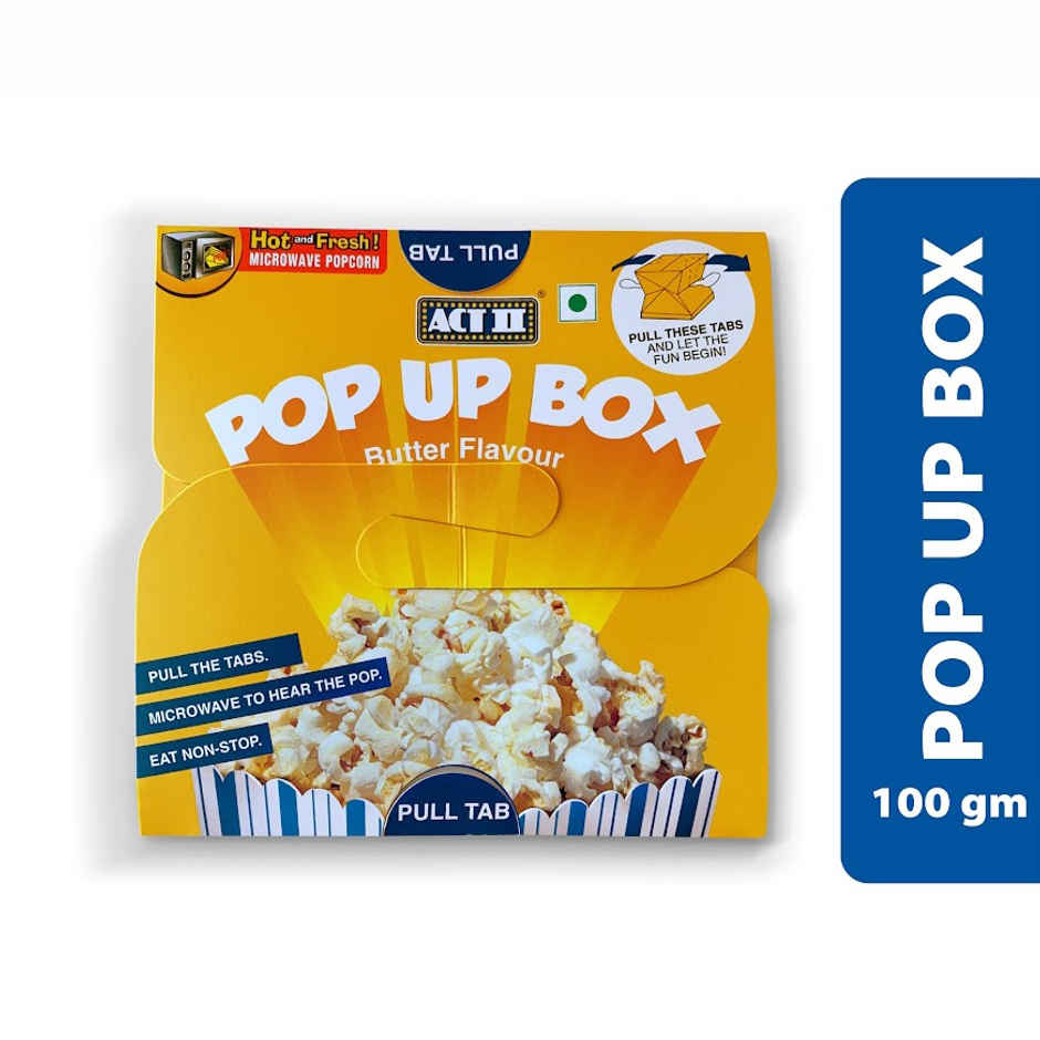 ACT II Microwave Popcorn - Butter, Pop up Box