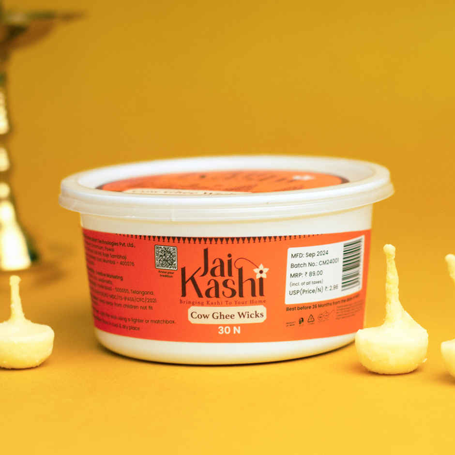 Jai Kashi Cow Ghee Wicks