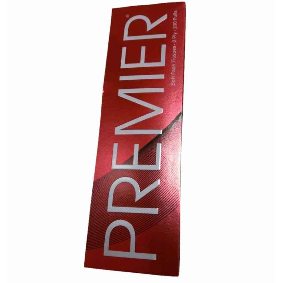 Premier Face Tissue Box | 2 ply 100 pulls