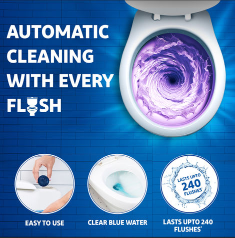 Harpic Flushmatic Lavender Toilet Cleaner Blocks