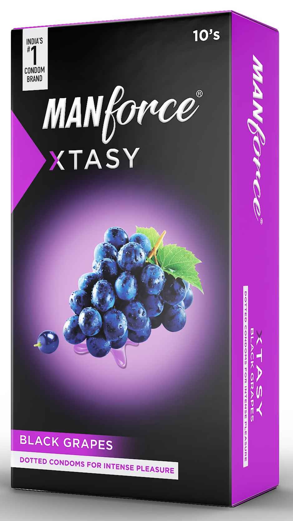 Manforce XTASY Black Grapes Condoms