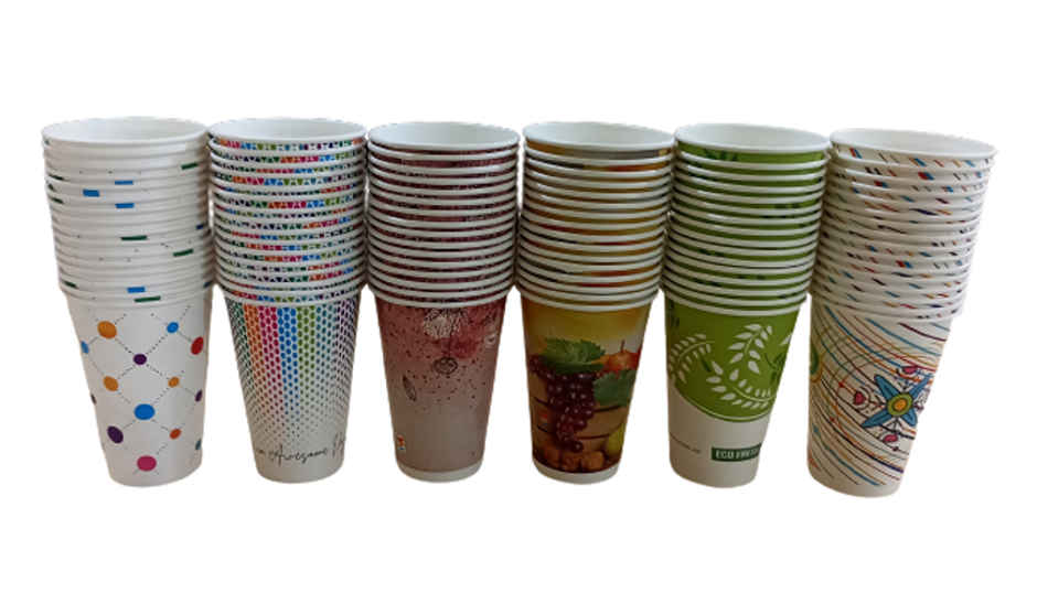 Paper Printed Cups | 330 ml | Pack of 25 | Vinay Trading