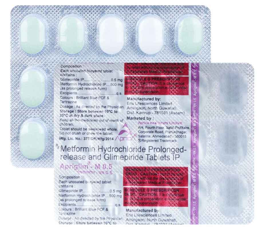 Apriglim-M 0.5 Tablet PR