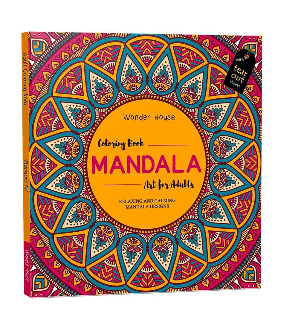 Mandala Art: Colouring Books For Adults With Tear Out Sheets